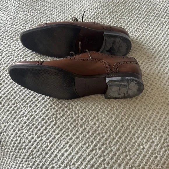 Salvatore Ferragamo Brown Oxford Shoes